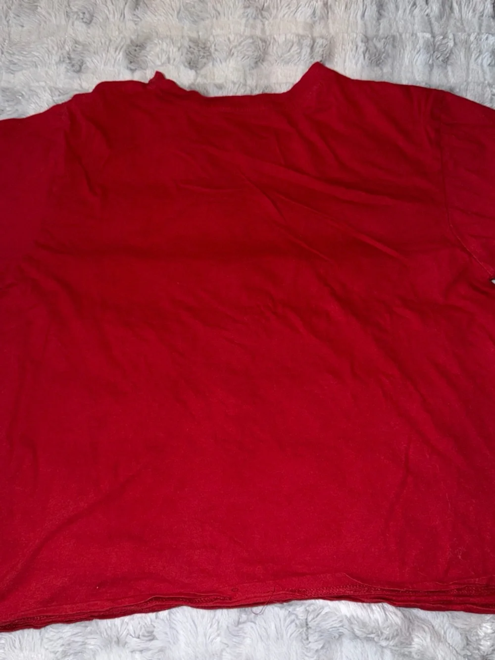 True Religion Men's Red Short Sleeve Crew Tee